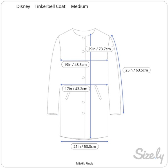 Tinker bell Sherpa coat - Picture 6 of 6